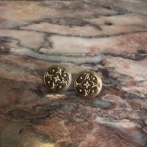 Louis Vuitton Button Earrings